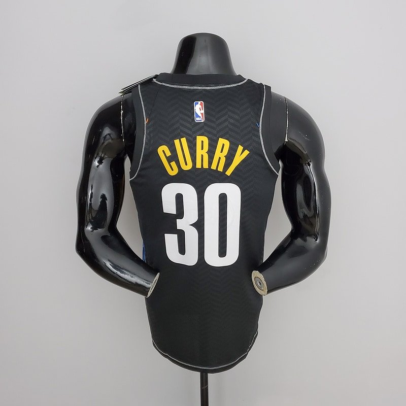 Regata NBA Brooklyn Nets – Curry #30 – City Edition – Preta – Masculina – Imagem 2