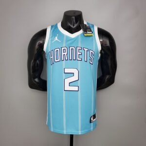 Regata NBA Charlotte Hornets – Ball #2 – Azul – Masculina