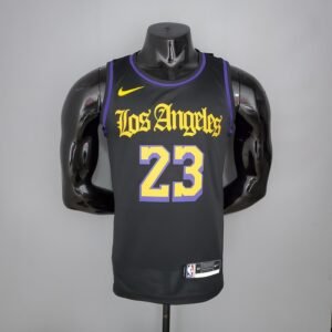 Regata NBA Los Angeles Lakers – James #23 – 2021 – Preta – Masculina