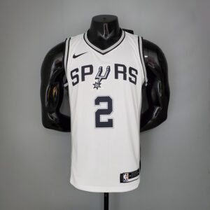 Regata NBA San Antonio Spurs – Leonard #2 – Branca – Masculina