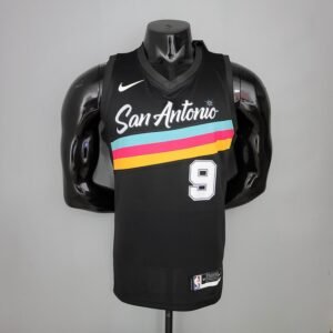 Regata NBA San Antonio Spurs – Parker #9 – City Edition – Preta – Masculina