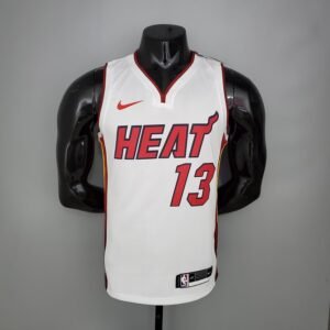 Regata NBA Miami Heat – Adebayo #13 – Branca – Masculina