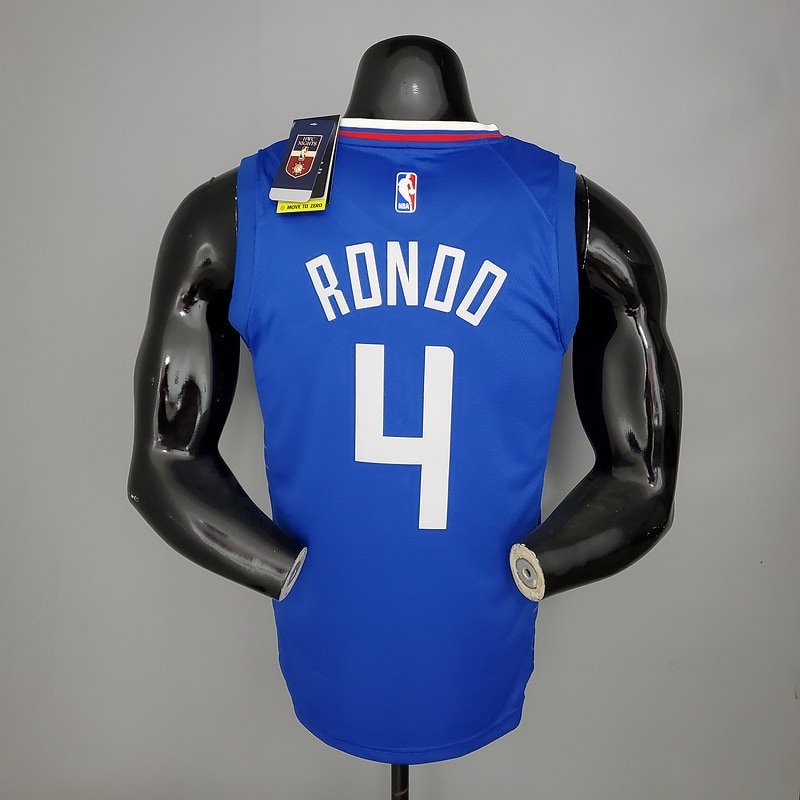 Regata NBA Los Angeles Clippers – Rondo #4 – Azul – Masculina – Imagem 2