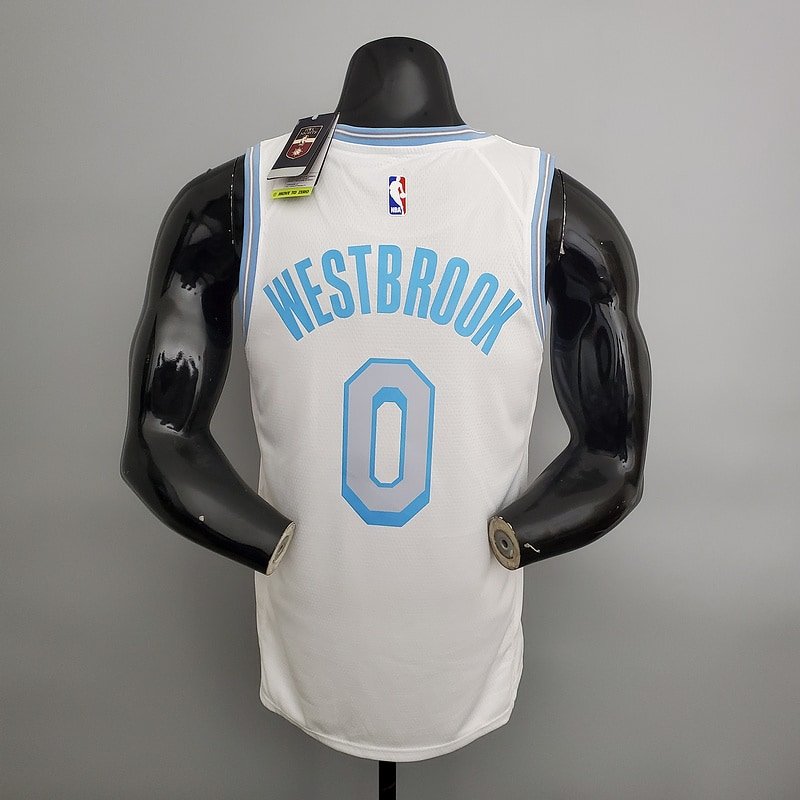 Regata NBA Los Angeles Lakers – 2021 – Branca – Masculina – Imagem 2