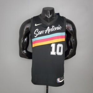 Regata NBA San Antonio Spurs – Derozan #10 – City Edition – 2010/11 – Preta – Masculina