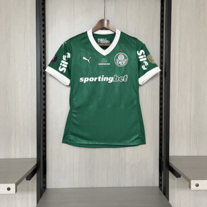 Women's 2025/26 Palmeiras Home All Sponsor S-XXL