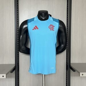 Vest 2025/26 Flamengo Training Wear Light Blue Jersey S-XXXXL