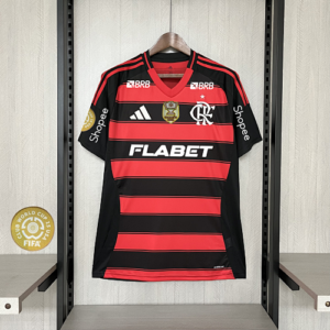 2025/26 Flamengo Home World Club Cup All Sponsors S-XXXXL