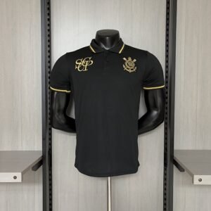 2025/26 Corinthians POLO Black Jersey S-XXL