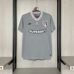 2025/26 Sao Paulo Training Jersey Grey S-XXXXL