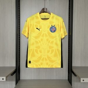2025/26 Bahia Goalkeeper Yellow Jersey S-XXXXL
