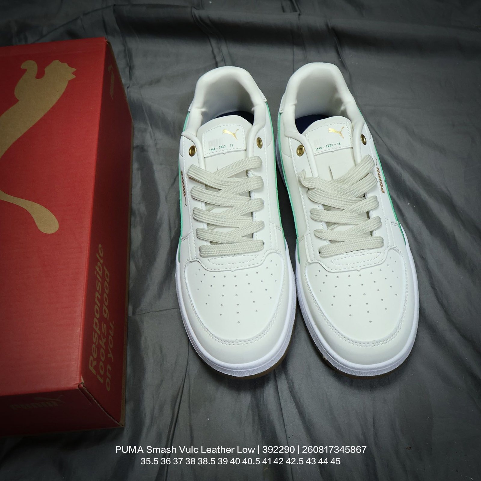 Tênis PUMA Smash Vulc Leather Low - Imagem 8